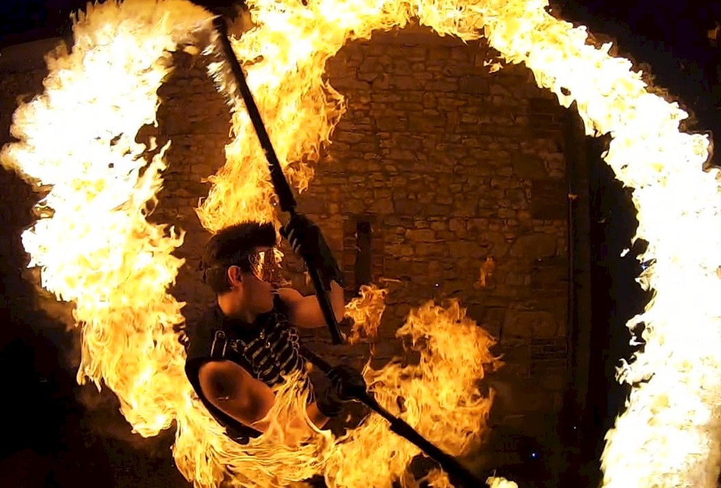 hire a fire performer