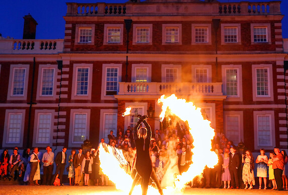 wedding fire show uk