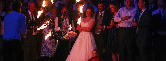 wedding fire eaters uk