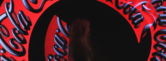 LED picture poi performer hire uk