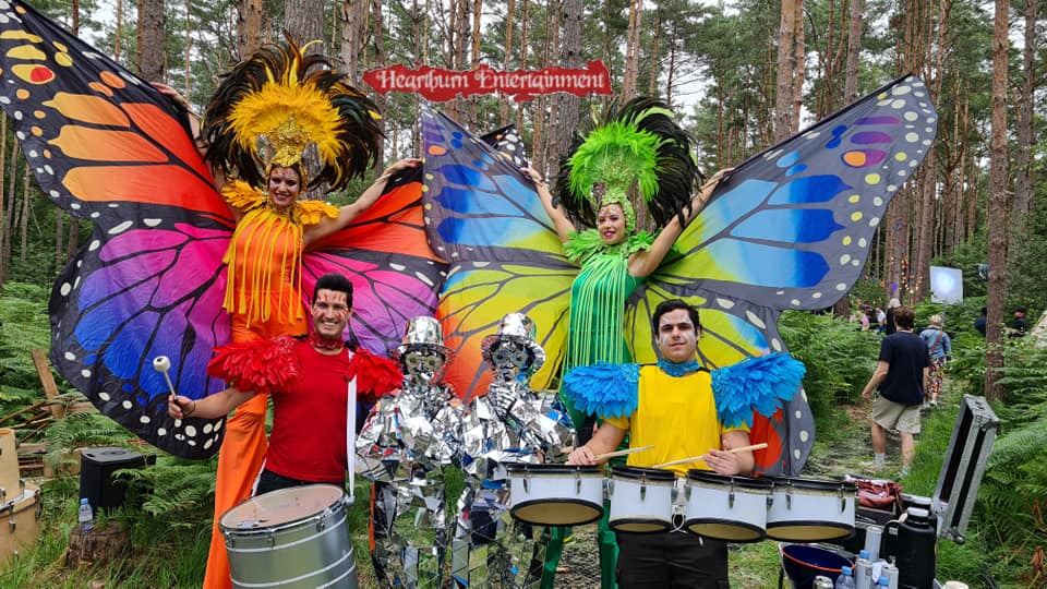 london carnival stilt walkers hire