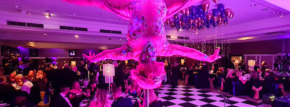 hire aerial hoop performers manchester