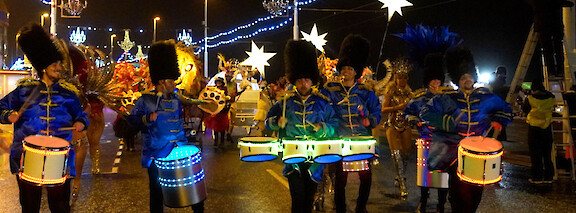 hire LED samba drummers