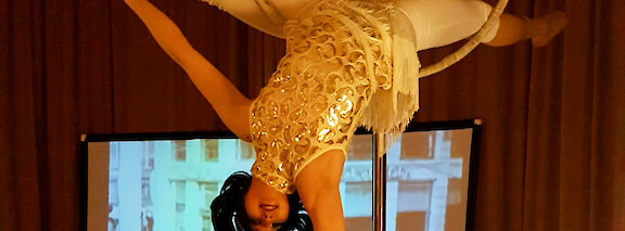 aerial champagne pouring