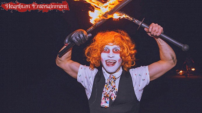 alice in wonderland fire show